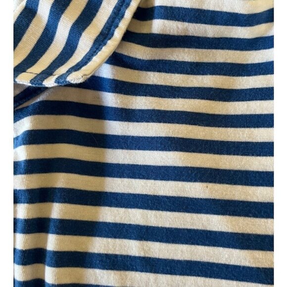 Polo Ralph Lauren Classic Fit Short Sleeve Striped Shirt Mens Large Blue *READ - Picture 4 of 12